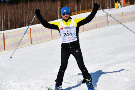Zawody w slalomie gigancie na Nowej Osadzie